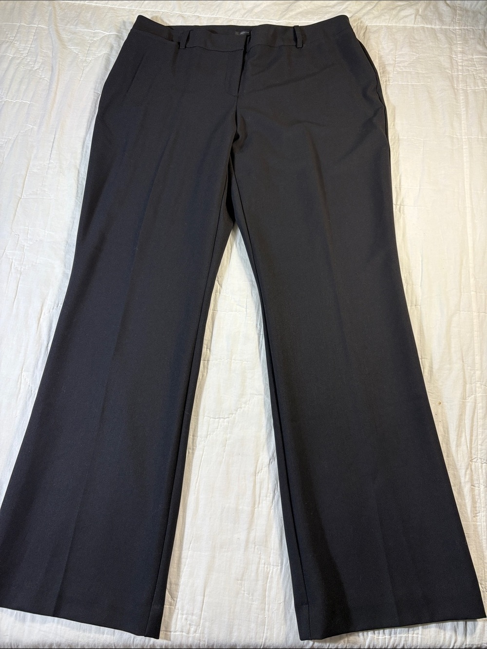 Worthington Woman Black Curvy Fit Flare Leg Career Trousers NWT 14W